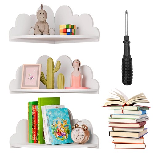 Schwebendes eckregal wolken - wolken, 3