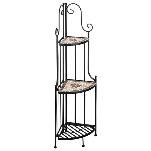 Kleines eckregal stehend 115cm - eckregal,