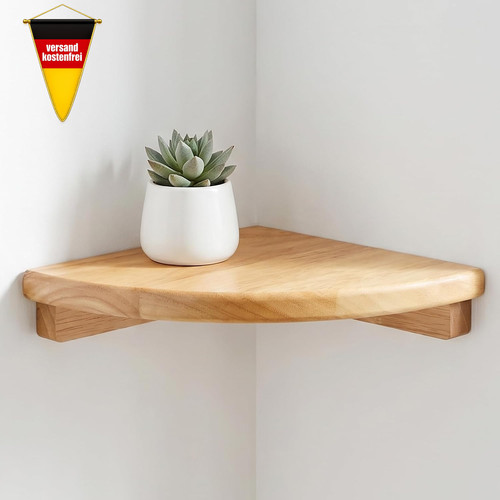 Eckregal holz wandregal klein - wandregal,